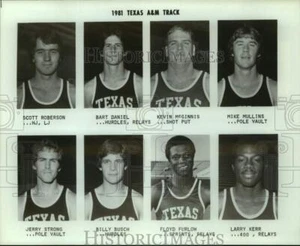 1981 Press Photo Texas A&M University Track Team Member Portraits - sas22340 - Bild 1 von 2