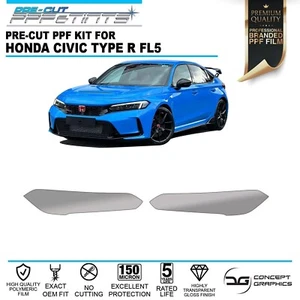Scheinwerfer Steinspäneschutz Lackschutzfolie für Honda Civic Type R FL5 - Bild 1 von 3
