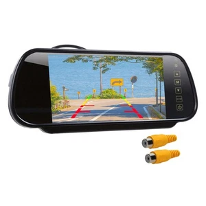 TFT-LCD 7" Rear View Mirror Monitor 12-24V For Truck Caravan RV Backup Camera - Picture 1 of 11