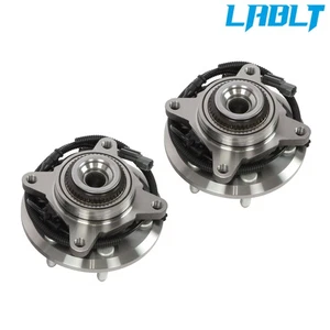 Juego de 2 conjuntos de buje de cojinete de rueda delantera para Lincoln Navigator 2020 4x4 con ABS - Imagen 1 de 12