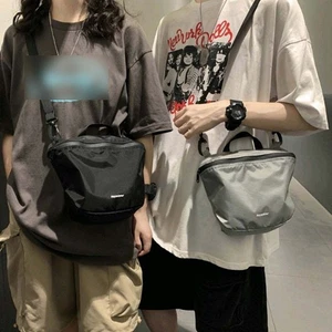 Shoulder Bag Solid Nylon Bag Crossbody Bag Simple Shell Bag Turtle Bag Men - Photo 1/15
