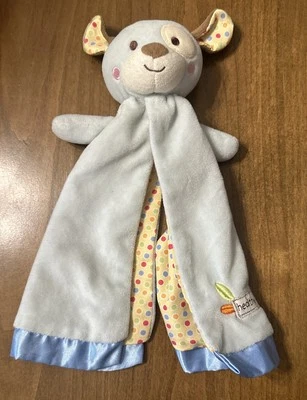 Manta Lovey Healthy Baby Blue Puppy lunares borde satinado amigable con el asma 2014 Foto 1 de 4