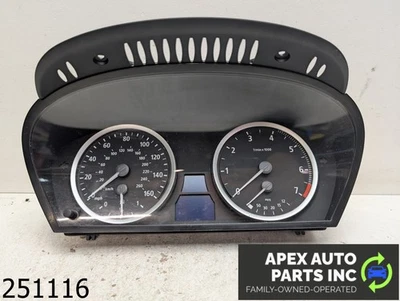 OEM BMW 550i 2007 4,8 L velocímetro cuadro de instrumentos mph ee. uu. Foto 1 de 4