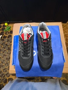 Sparco SP-F5 Black/Red Shoes US Size 8 & Dust Bag - Picture 1 of 5