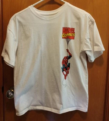 Boy's Marvel Comics Shirt size 18 Spiderman, Ironman, Captain America $0.99 - Image 1 of 2