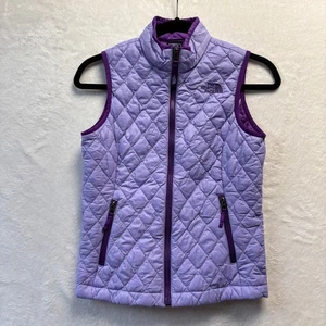 North Face Thermoball Weste Mädchen Gr. Medium 10 12 lavendel lila gesteppt wattiert - Bild 1 von 11