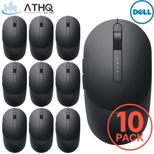 PACK OF 10 Dell MS3220 Pro Wired USB Laser Mouse 3200 DPI Tilt Wheel PC Laptop - Picture 1 of 12