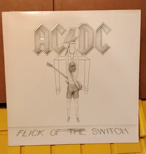 AC/DC - Flick Of The Switch 1983 Vinyl LP Record Album Atlantic 80100-1 - Imagen 1 de 4