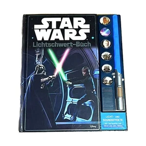 Unbenutzt: Star Wars Lichtschwert Buch mit Licht - Soundeffekte Rare - Bild 1 von 5