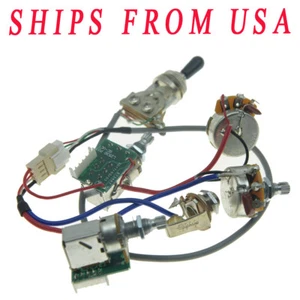 Guitar Pickup Pro Wiring Harness Push Pull Pot for Epiphone US Shipping - Picture 1 of 5