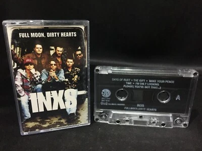 INXS Full Moon, Dirty Hearts Cassette Tape (EastWest 1993) Rock 80s 90s - Image 1 of 3