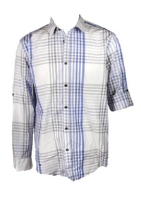 Camisa De Cuadros Multi Azul Alfani S - Imagen 1 de 3