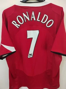 MANCHESTER UNITED 2004-2005 Ronaldo 7 camiseta shirt trikot maillot maglia - Picture 1 of 5