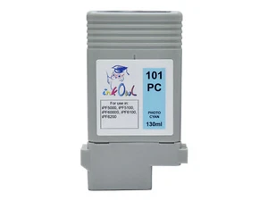 Cartucho compatible InkOwl 130 ml para CANON PFI-101PC FOTO CIAN iPF5000 iPF6100 - Imagen 1 de 1