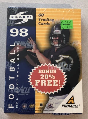 1998 Score NFL Football Factory Sealed Blaster Box Manning - Moss RCs? - Image 1 of 4