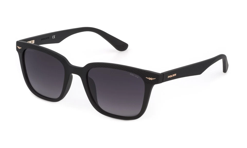 Gafas de sol POLICE SPLE01 U28P MATTE BLACK/SMOKE GRADIENT POLARIZED Cal.52 - Imagen 1 de 1