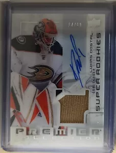 2022-23 UPPER DECK PREMIER 4 COLORI LUKAS DOSTAL SUPER ROOKIES AUTO/PATCH 64/99 - Foto 1 di 2