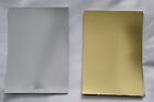 20 X Sheets Of A5 Mirror  Board Card Craft - Gold And Silver