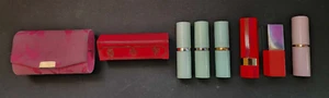 RARE! NICE! Vintage Lot Lipsticks Cases Estee Lauder Mary Kay Avon Clinique Used - Picture 1 of 4