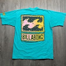 Vintage Billabong T Shirt Made In USA 90's Surf Skate Mens Large Double Sided