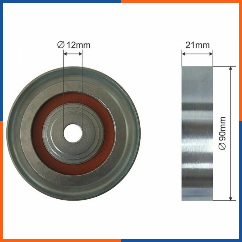 Galet tendeur de courroie d'accessoire pour TOYOTA | 4435012051; PB5055 - Photo 1/1