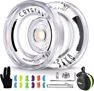 K2 Crystal White Yoyo Professional, Responsive Yoyo für Kinder Anfänger, Kunststoff - Bild 1 von 3