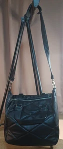 BCB Generation Quilt Leather Satchel Black bag - Bild 1 von 15