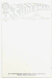 ÁLBUM SUPERMAN LA BODA #1 CASI NUEVO - EDICIÓN COLECCIONISTA VARIANTE BLANCA - Imagen 1 de 1