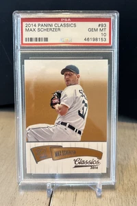 2014 Panini Classics #93 Max Scherzer Detroit Tigers Rookie PSA 10 POP 4 - Bild 1 von 2