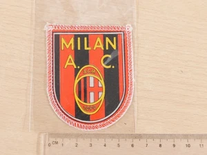 Vintage 1970's Rare Cloth Patch Badge AC Milan Football Club Italy - Picture 1 of 2