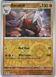 PO-01 Reverse Holo Excadrill - 086/162 Uncommon SV05: Temporal Forces - Picture 1 of 1