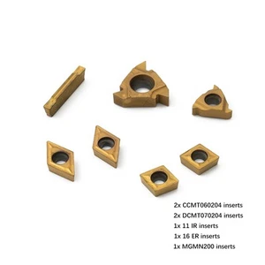 High Toughness CCMT060204 Inserts 11IR Insert Holder Bar Bore Bar Boring - Picture 1 of 12