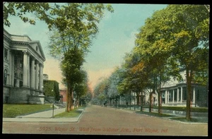 WAYNE ST. W. OF WEBSTER - FORT WAYNE, IN CARTOLINA - Foto 1 di 1