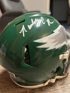 RANDALL CUNNINGHAM SIGNED PHILADELPHIA EAGLES SPEED MINI HELMET BECKETT - Picture 1 of 5