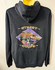 Russell Kapuzen Sweatjacke 263M Hot Rod 2XL Street Coupe Vintage Rockabilly V8 - Picture 1 of 4