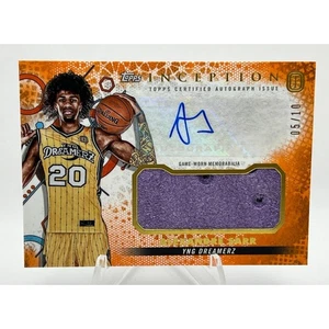 2023 Topps Inception OTE ALEXANDRE SARR Orange Auto Shoe Relic /10 - Picture 1 of 7
