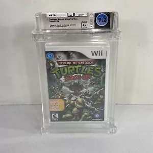 đŸ”¥GRADEDđŸ”¥NINTENDO WII TEENAGE MUTANT NINJA TURTLES SMASH-UP WATA 9.2 A+ - Picture 1 of 9