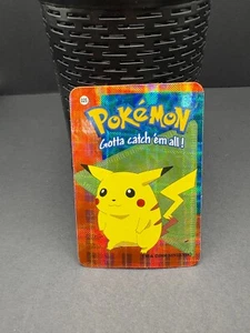 Pokémon Card - Pikachu (Holo Rare) - 025 - NM - Vending Machine Sticker - Picture 1 of 8