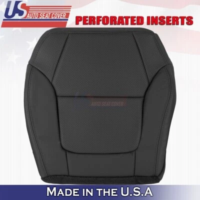 Parte inferior del conductor de cuero para Acura CL Type-S 2001 a 2003 con cubierta perforada negra Foto 1 de 4