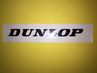 Dunlop Black On Clear Vinyl Decal Sticker 194 X 40Mm Helmet Tool Box Chest