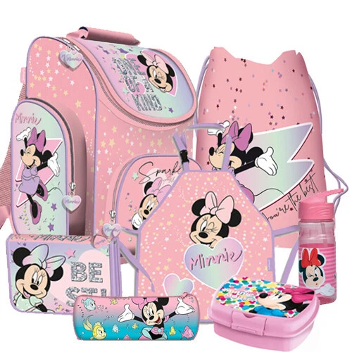 Minnie Mouse Kordelzug-Tasche In Lila, Ca. 37 X 27 Cm – Süße Kindertasche Für Unterwegs