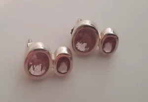 1 Paar Silber 925 Ohrstecker von Esprit – rosa SWAROVSKI ELEMENTS - Bild 1 von 2