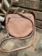 Christopher Kon Mini Leather Crossbody Bag Blush Pink