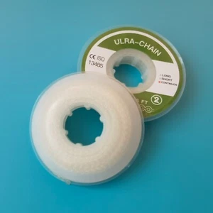 10 X Dental Power Chain Orthodontic Rubber Bands Elastic Spool Continuous Rings - Picture 1 of 6