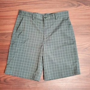 Pebble Beach Luxury Performance Lone Cypress Men's Gray Check Golf Shorts Sz 34 - Picture 1 of 6