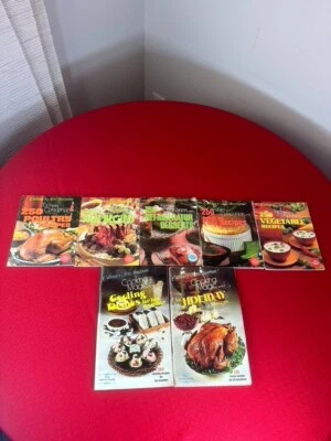 7 LOT VTG Original Culinary Arts Institute Collectible Retro Cookbook 50s Foto 1 de 4