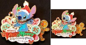 Disney Pin 66336 Mickey's Very Merry Christmas Party Stitch head moves LE 4000 # - Picture 1 of 1