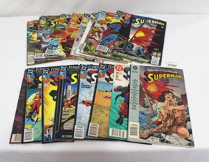 19 COMIC BOOKS DC SUPERMAN & SUPERBOY SUPER HERO 1/2 OFF COVER PRICE - Picture 1 of 11