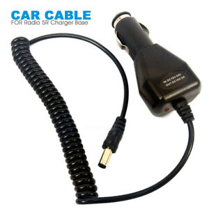 12/24V DC Car Lighter Slot CH-5 CH-8 CHR-9700 Chargers Cable BaoFeng UV-5R UV-9R