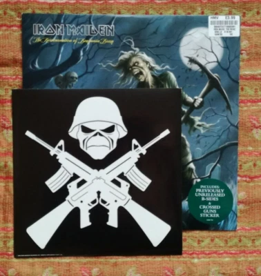IRON MAIDEN**THE REINCARNATION OF BENJAMIN BREEG**10" CLEAR VINYL W/STICKER**NM - Image 1 of 4
